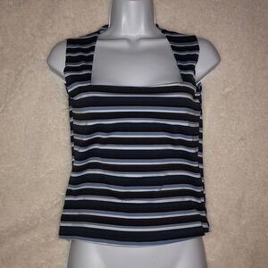 Rave City Tank top Career Top Dress Med Stretch 90s y2k Dead stock